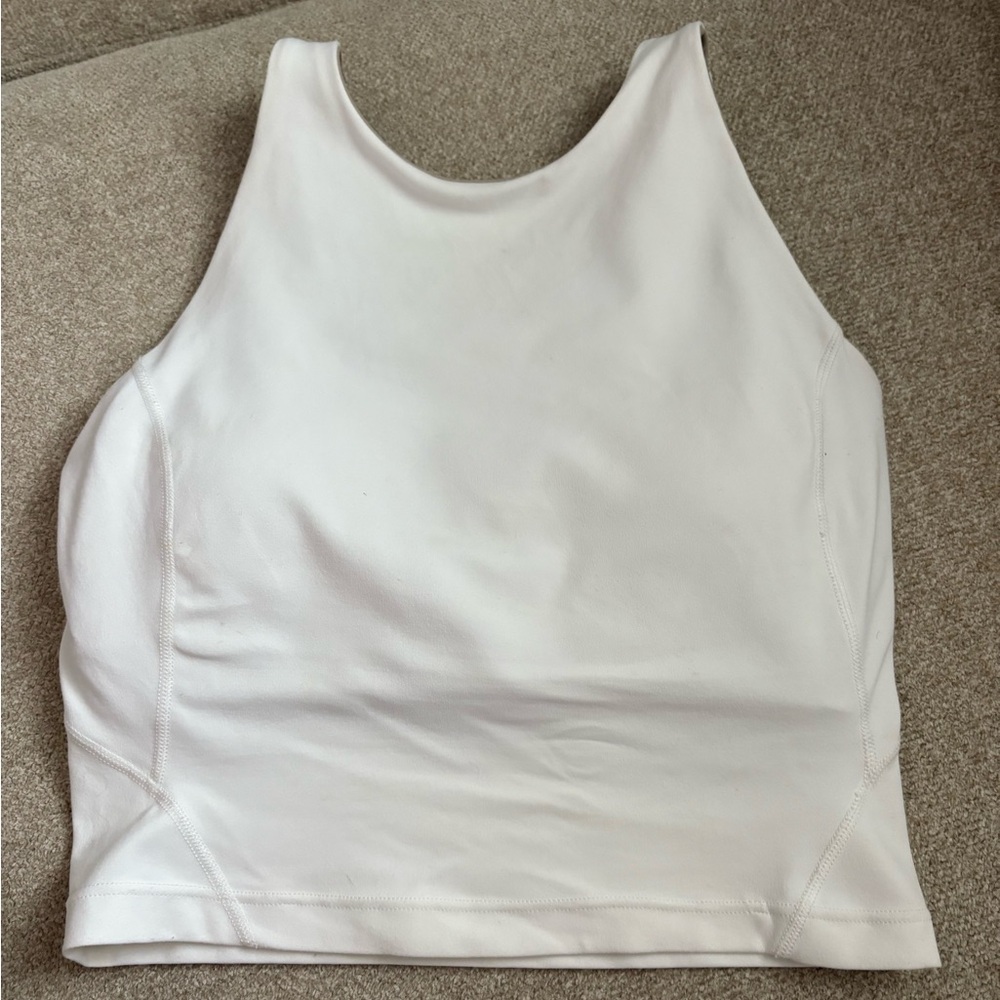 lululemon Align High-Neck White Tank Top